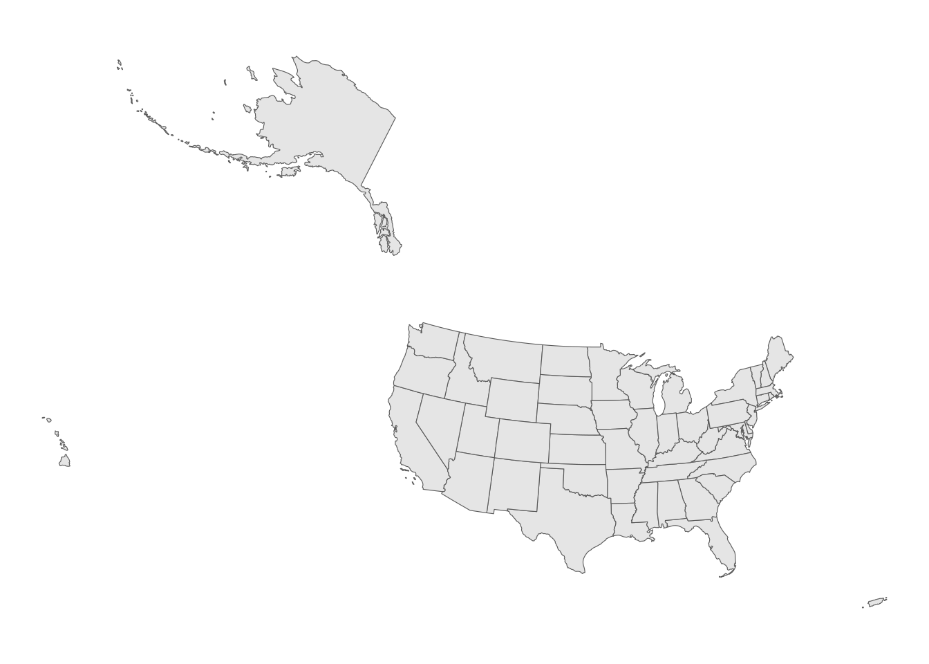 Equal-area CRS for US states