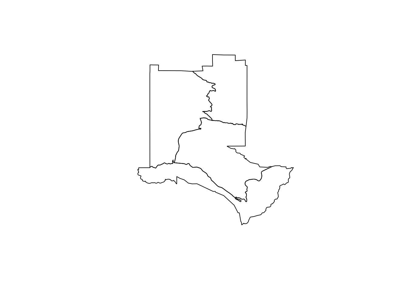 Census tract boundaries in Los Alamos County, NM