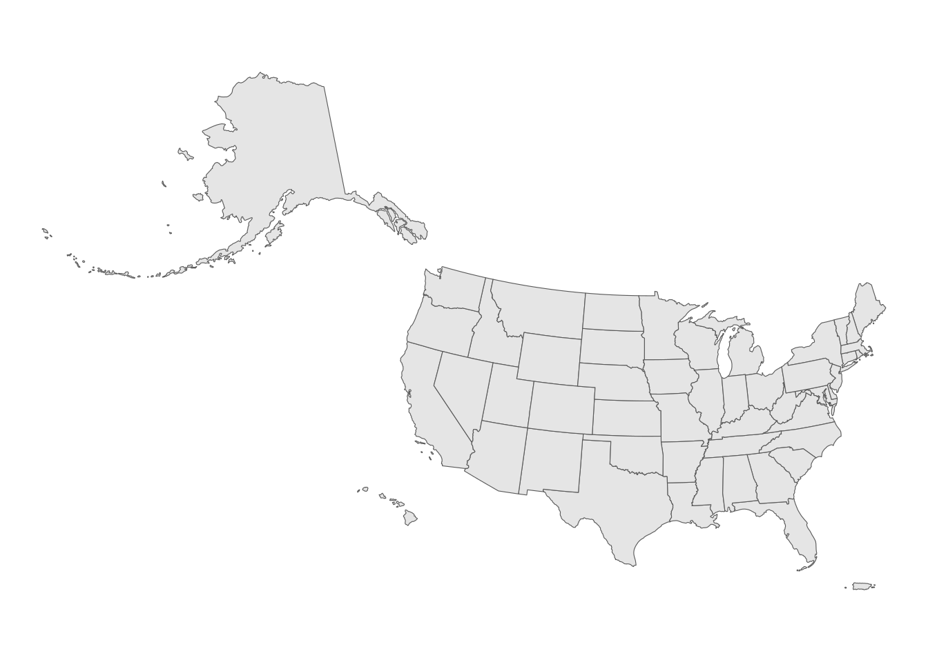 US states with shifted geometry and consistent area